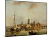 A View of Rochester with Shipping-John Thomas Serres-Mounted Giclee Print