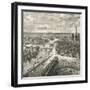 A View of Rouen, Normandy, in the Nineteenth Century, from 'French Pictures' by Rev. Samuel G.…-null-Framed Giclee Print