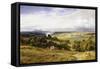 A View of Runnymede with Windsor Castle, England-Robert Gallon-Framed Stretched Canvas