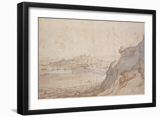 A View of Rye from Point Hill-Jacob Esselens-Framed Giclee Print