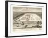 A View of Savannah, Georgia, as it Stood the 29th of March, 1734. Lithograph, USA, America-null-Framed Giclee Print