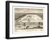 A View of Savannah, Georgia, as it Stood the 29th of March, 1734. Lithograph, USA, America-null-Framed Giclee Print