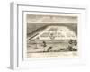 A View of Savannah, Georgia, as it Stood the 29th of March, 1734. Lithograph, USA, America-null-Framed Giclee Print