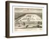 A View of Savannah, Georgia, as it Stood the 29th of March, 1734. Lithograph, USA, America-null-Framed Premium Giclee Print