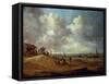 A View of Scheveningen, 1649-Jan Van Goyen-Framed Stretched Canvas