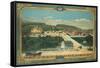 A View of Schuylkill County Almshouse, Circa 1880-John Bachman-Framed Stretched Canvas