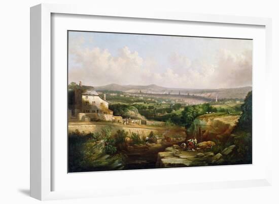 A View of Sheffield from Psalter Lane, C.1850-J. McIntyre-Framed Giclee Print
