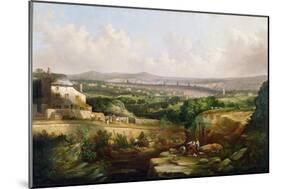 A View of Sheffield from Psalter Lane, C.1850-J. McIntyre-Mounted Giclee Print
