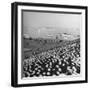 A View of Ships in the Water Near the Stadium During an Annapolis Naval Academy Football Game-David Scherman-Framed Premium Photographic Print