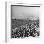 A View of Ships in the Water Near the Stadium During an Annapolis Naval Academy Football Game-David Scherman-Framed Premium Photographic Print