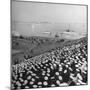 A View of Ships in the Water Near the Stadium During an Annapolis Naval Academy Football Game-David Scherman-Mounted Premium Photographic Print