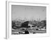 A View of Ships Lying in the Repair Docks of a Shipyard-Carl Mydans-Framed Premium Photographic Print