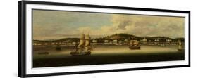 A View of Singapore from the Roads, circa 1847-8-null-Framed Giclee Print