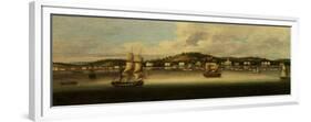 A View of Singapore from the Roads, circa 1847-8-null-Framed Giclee Print