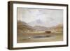 A View of Snowdon from Traeth Bach, Merioneth-John Varley-Framed Giclee Print