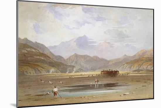 A View of Snowdon from Traeth Bach, Merioneth-John Varley-Mounted Giclee Print