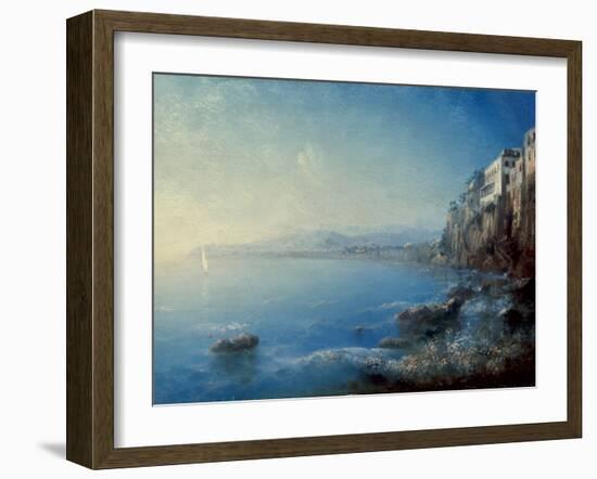 A View of Sorrento, 1892-Ivan Konstantinovich Aivazovsky-Framed Giclee Print