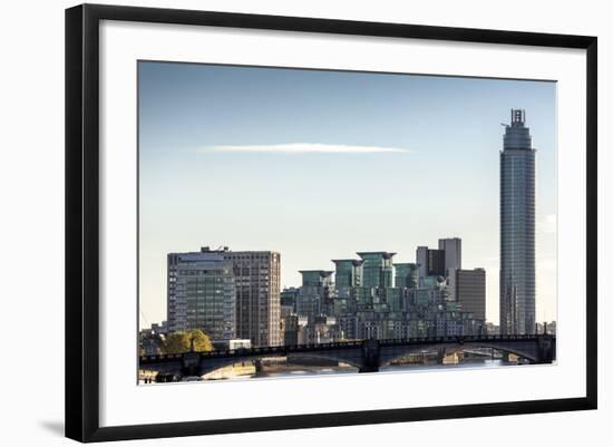 A View of St. Geroge's Wharf Taken from Westminster Bridge-Charlie Harding-Framed Photographic Print