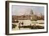 A View of St. Paul's from the Thames-Paulo Sala-Framed Giclee Print