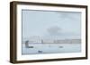 A View of St. Petersburg; the Winter Palace and the Neva River-Leperate-Framed Giclee Print