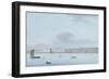 A View of St. Petersburg; the Winter Palace and the Neva River-Leperate-Framed Giclee Print