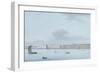 A View of St. Petersburg; the Winter Palace and the Neva River-Leperate-Framed Giclee Print