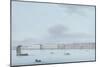 A View of St. Petersburg; the Winter Palace and the Neva River-Leperate-Mounted Giclee Print