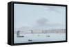 A View of St. Petersburg; the Winter Palace and the Neva River-Leperate-Framed Stretched Canvas