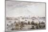 A View of Stockholm from Kungsholmen with the Royal Palace and Storkyrkan etc.-Elias Martin-Mounted Giclee Print