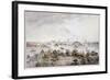 A View of Stockholm from Kungsholmen with the Royal Palace and Storkyrkan etc.-Elias Martin-Framed Giclee Print