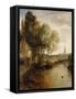 A View of Stratford Upon Avon-James Webb-Framed Stretched Canvas