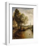 A View of Stratford Upon Avon-James Webb-Framed Giclee Print