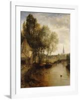 A View of Stratford Upon Avon-James Webb-Framed Giclee Print