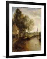 A View of Stratford Upon Avon-James Webb-Framed Giclee Print