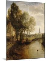 A View of Stratford Upon Avon-James Webb-Mounted Giclee Print