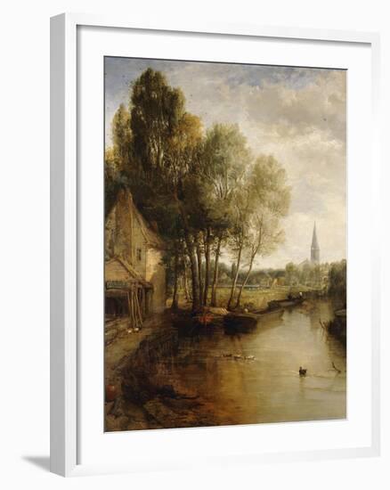 A View of Stratford Upon Avon-James Webb-Framed Giclee Print