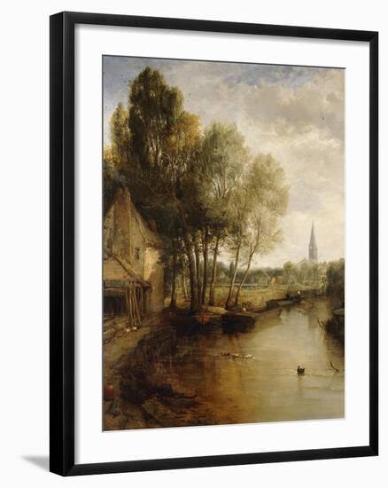 A View of Stratford Upon Avon-James Webb-Framed Giclee Print