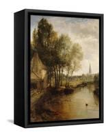 A View of Stratford Upon Avon-James Webb-Framed Stretched Canvas