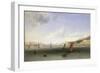 A View of Swansea Harbour, 1865 (One of a Pair)-William Butler-Framed Giclee Print