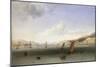 A View of Swansea Harbour, 1865 (One of a Pair)-William Butler-Mounted Giclee Print