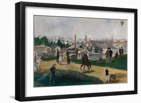 A View of the 1867 Exposition Universelle in Paris-Edouard Manet-Framed Giclee Print