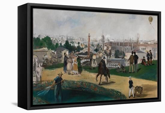 A View of the 1867 Exposition Universelle in Paris-Edouard Manet-Framed Stretched Canvas