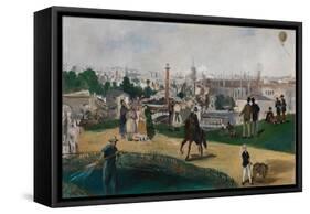 A View of the 1867 Exposition Universelle in Paris-Edouard Manet-Framed Stretched Canvas