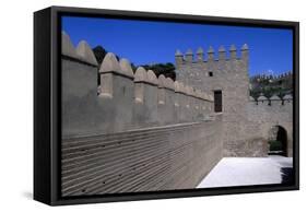 A View of the Alcazaba of Almeria, Andalucia, Spain-null-Framed Stretched Canvas