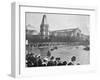 A View of the Alexandra Palace from a Corner of the Lake, Illustration from 'The King', May 25th…-English Photographer-Framed Photographic Print