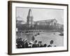 A View of the Alexandra Palace from a Corner of the Lake, Illustration from 'The King', May 25th…-English Photographer-Framed Photographic Print