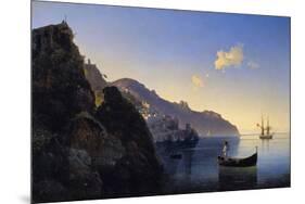 A View of the Amalfi Bay, 1841-Konstantinovich Ivan Aivazovsky-Mounted Giclee Print