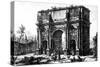 A View of the Arch of Constantine, from the 'Views of Rome' Series, C.1760-Giovanni Battista Piranesi-Stretched Canvas
