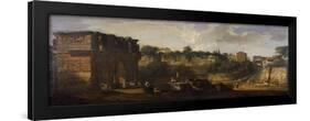 A View of the Arches of Constantine and of Titus, Rome-Giovani Paolo Panini-Framed Giclee Print