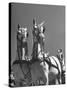 A View of the Army Remount Service's Parade of Horses-null-Stretched Canvas